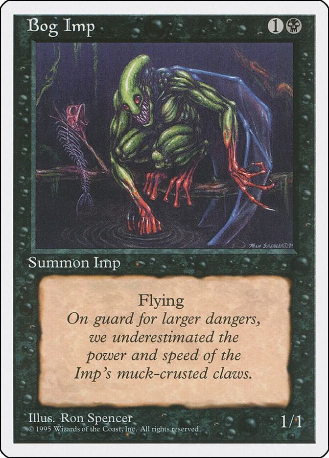 Bog Imp card from Fourth Edition