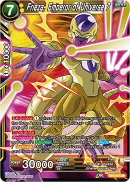 Frieza, Emperor of Universe 7 TB1-077 card from Tournament of Power