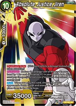 Absolute Justice Jiren TB1-081 card from Tournament of Power