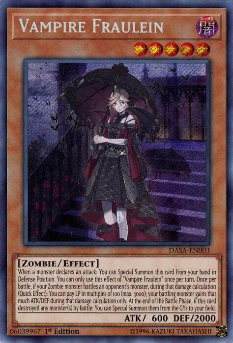 Vampire Fraulein DASA-EN003 card from Dark Saviors