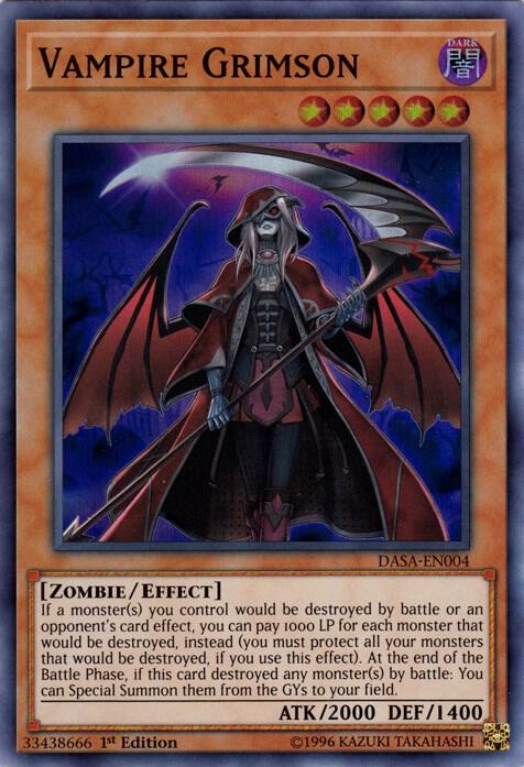 Vampire Grimson DASA-EN004 card from Dark Saviors