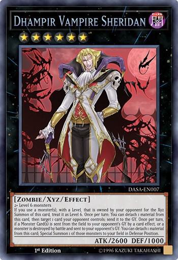 Dhampir Vampire Sheridan DASA-EN007 card from Dark Saviors
