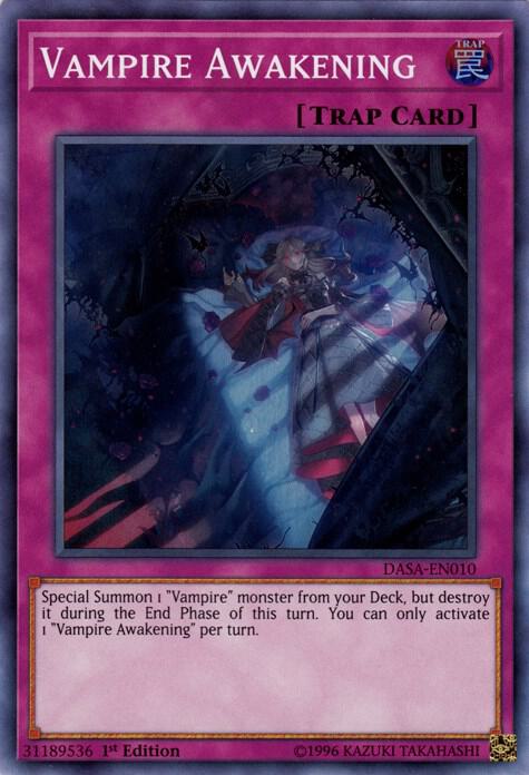 Vampire Awakening DASA-EN010 card from Dark Saviors