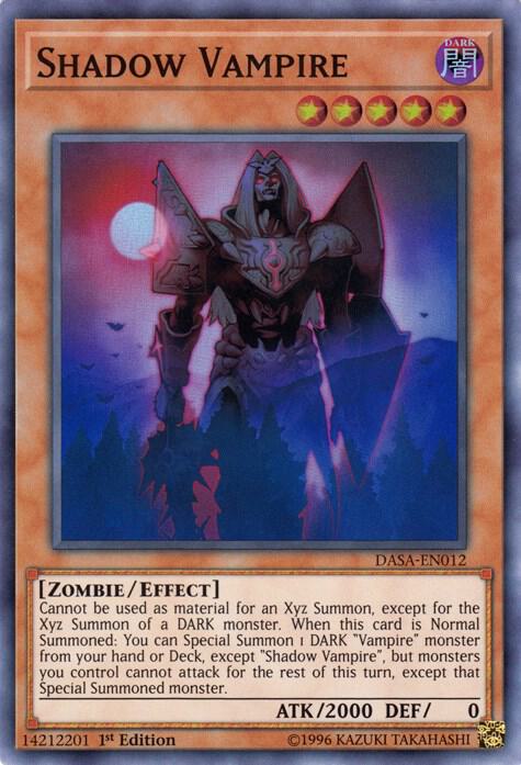 Shadow Vampire DASA-EN012 card from Dark Saviors