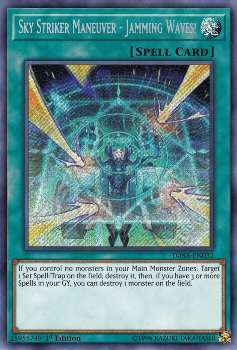 Sky Striker Maneuver - Jamming Waves! DASA-EN032 card from Dark Saviors