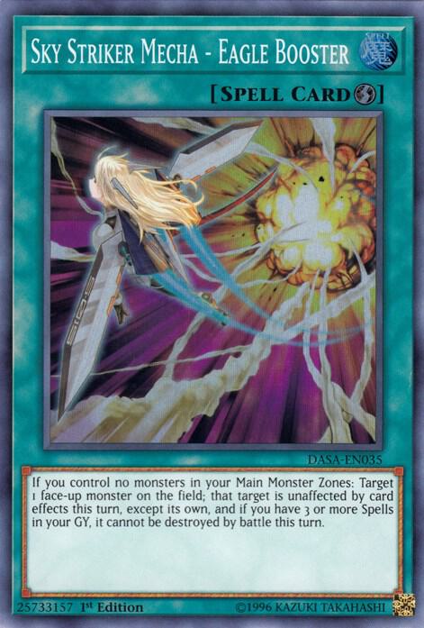 Sky Striker Mecha - Eagle Booster DASA-EN035 card from Dark Saviors