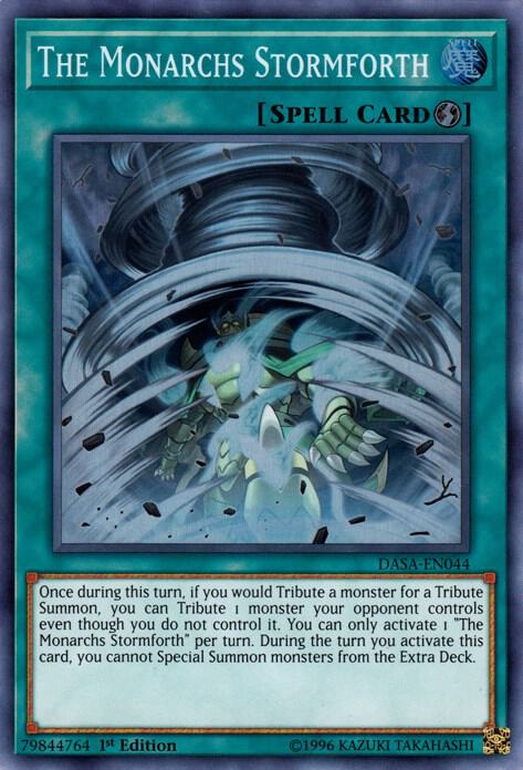 The Monarchs Stormforth DASA-EN044 card from Dark Saviors