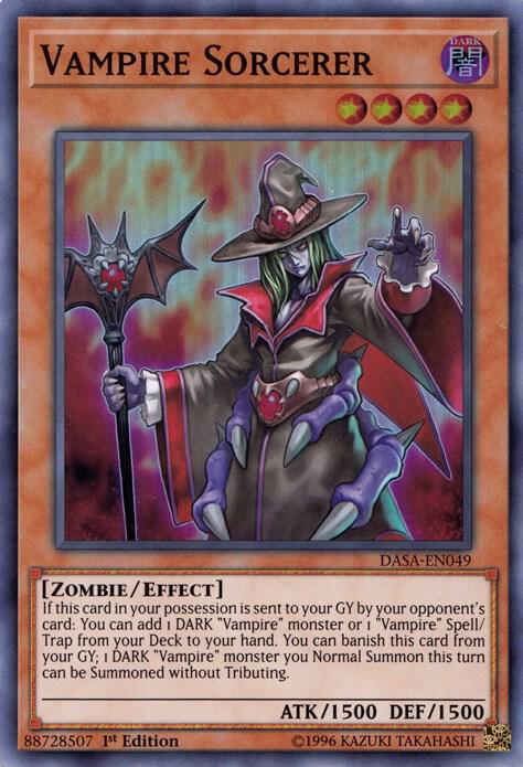 Vampire Sorcerer DASA-EN049 card from Dark Saviors