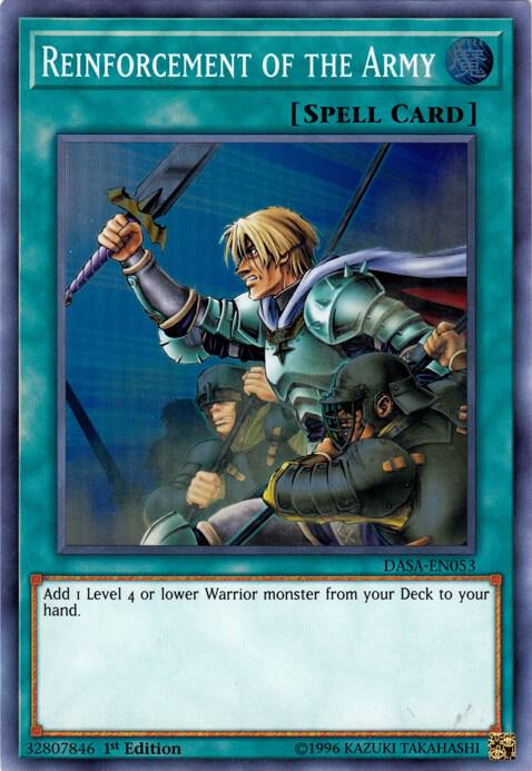 Reinforcement of the Army DASA-EN053 card from Dark Saviors