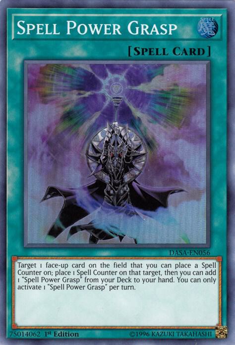 Spell Power Grasp DASA-EN056 card from Dark Saviors