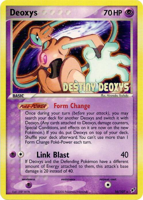 Deoxys (Normal Forme) - 16/107 (Movie Promo) 016/107 card from Miscellaneous Cards & Products