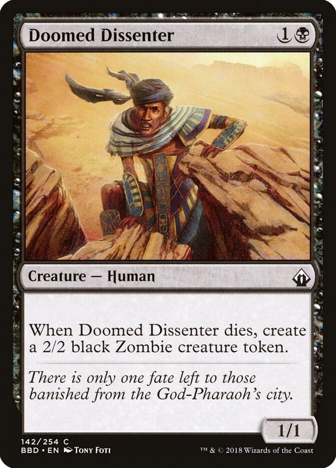 Doomed Dissenter 142 card from Battlebond