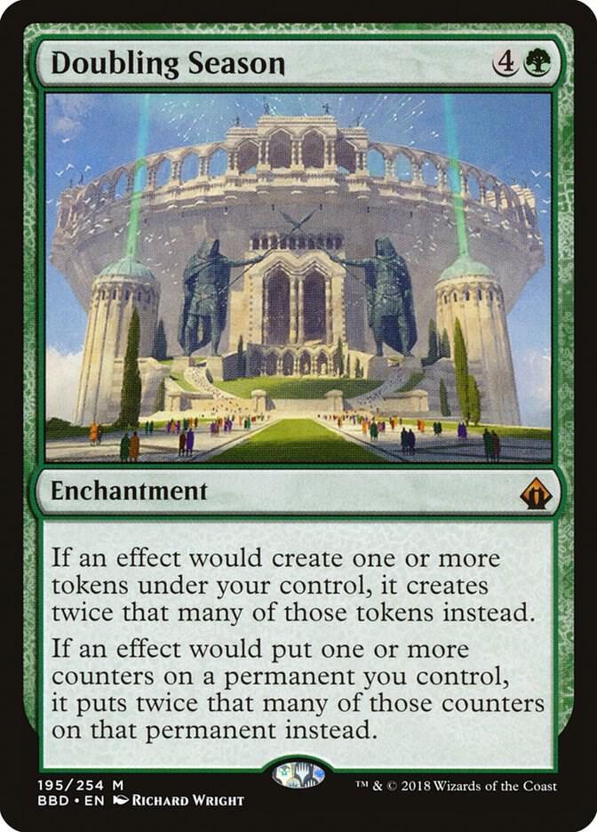 Doubling Season 195 card from Battlebond