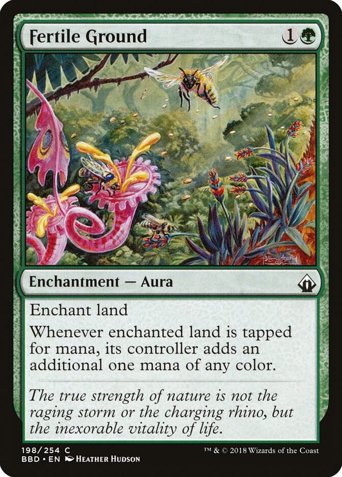 Fertile Ground 198 card from Battlebond