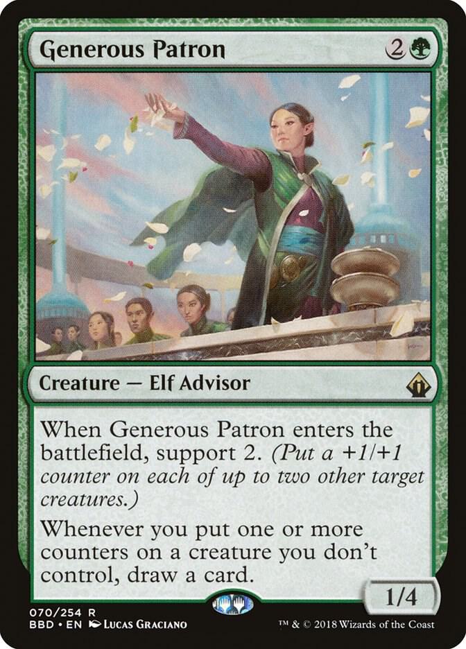 Generous Patron 70 card from Battlebond