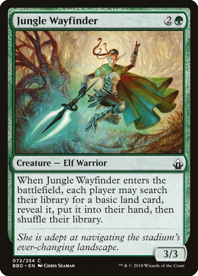 Jungle Wayfinder 72 card from Battlebond