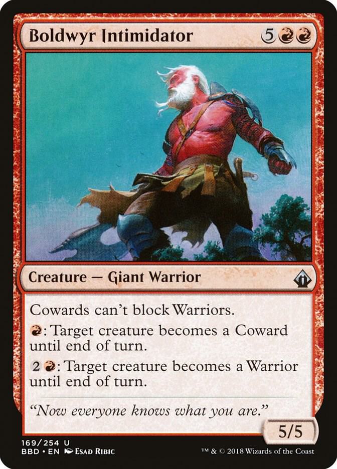 Boldwyr Intimidator 169 card from Battlebond