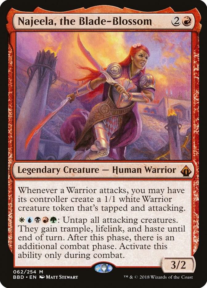 Najeela, the Blade-Blossom 62 card from Battlebond