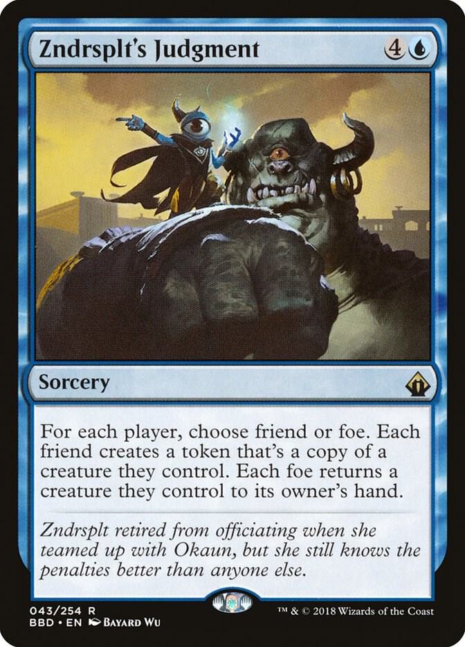 Zndrsplt's Judgment 43 card from Battlebond