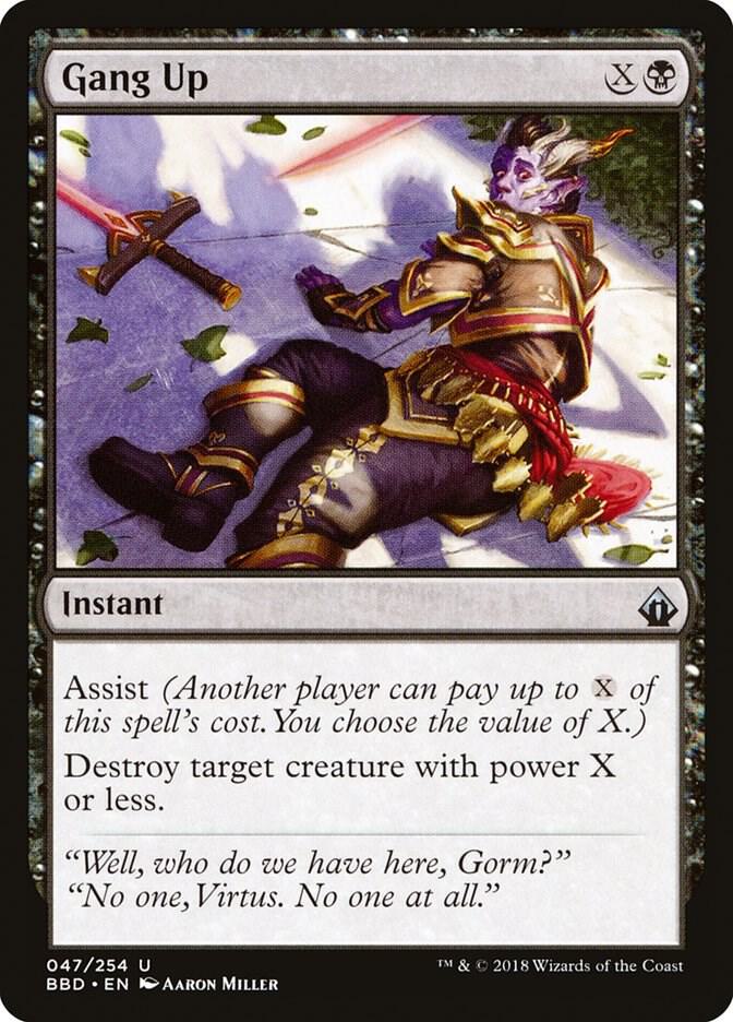 Gang Up 47 card from Battlebond