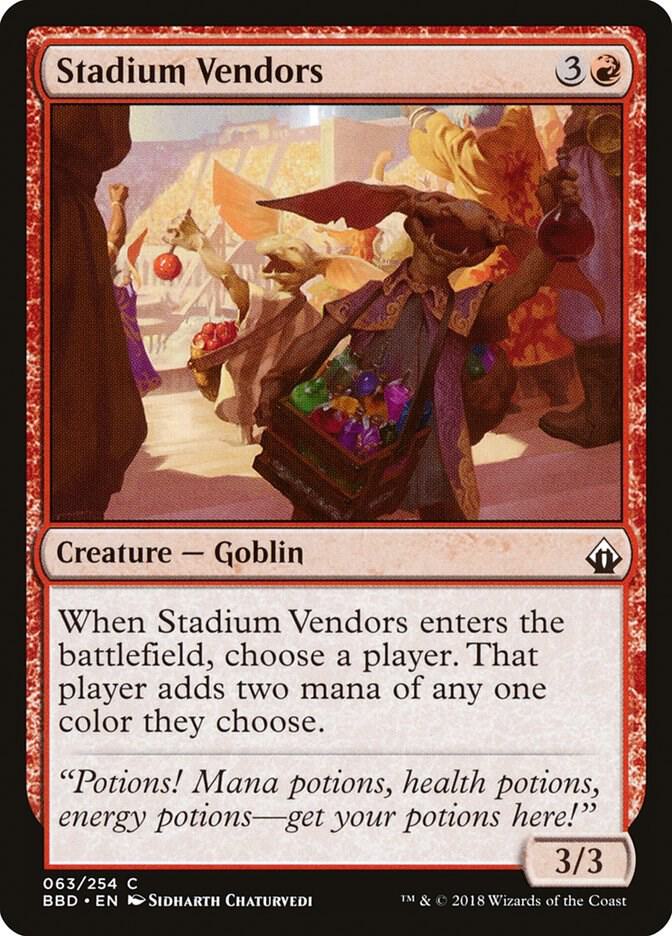 Stadium Vendors 63 card from Battlebond