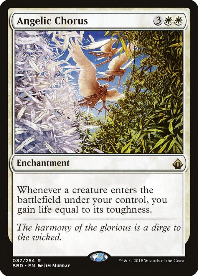 Angelic Chorus 87 card from Battlebond