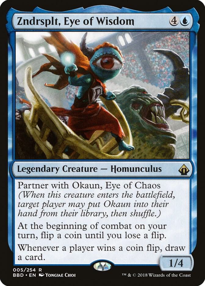 Zndrsplt, Eye of Wisdom 5 card from Battlebond
