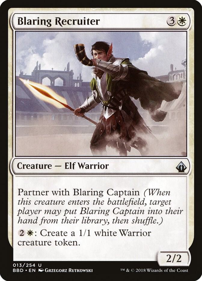 Blaring Recruiter 13 card from Battlebond