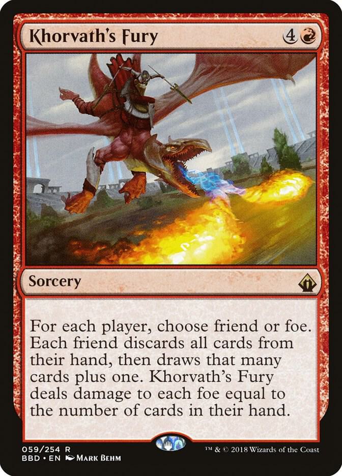 Khorvath's Fury 59 card from Battlebond