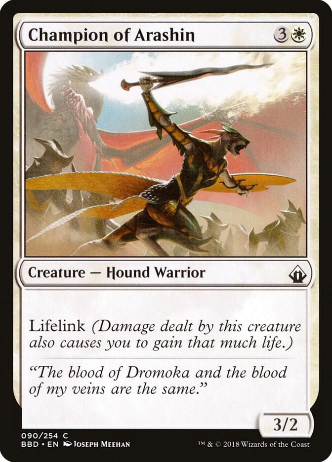 Champion of Arashin 90 card from Battlebond