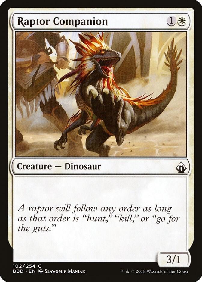 Raptor Companion 102 card from Battlebond
