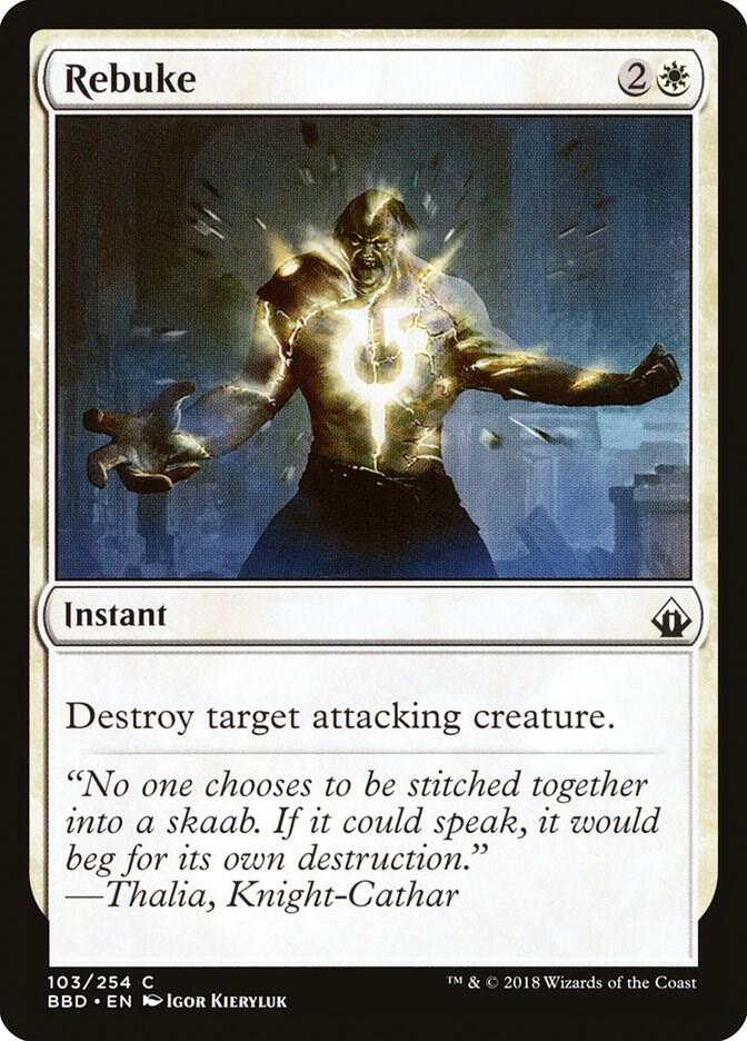 Rebuke 103 card from Battlebond