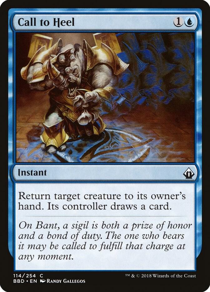 Call to Heel 114 card from Battlebond