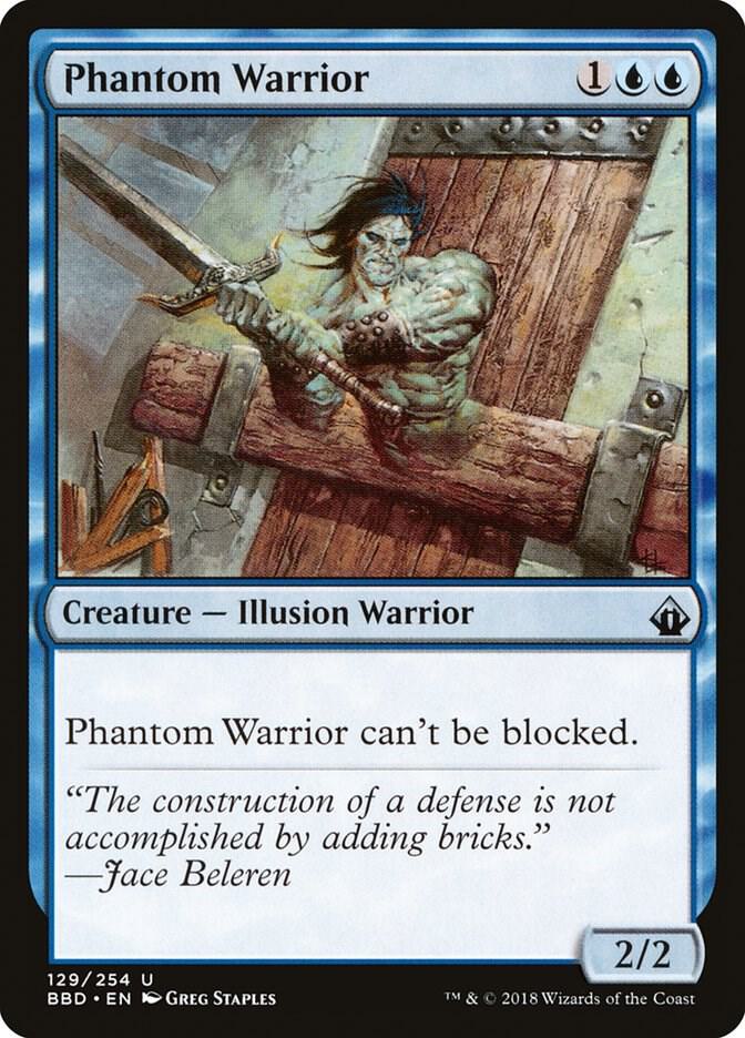 Phantom Warrior 129 card from Battlebond
