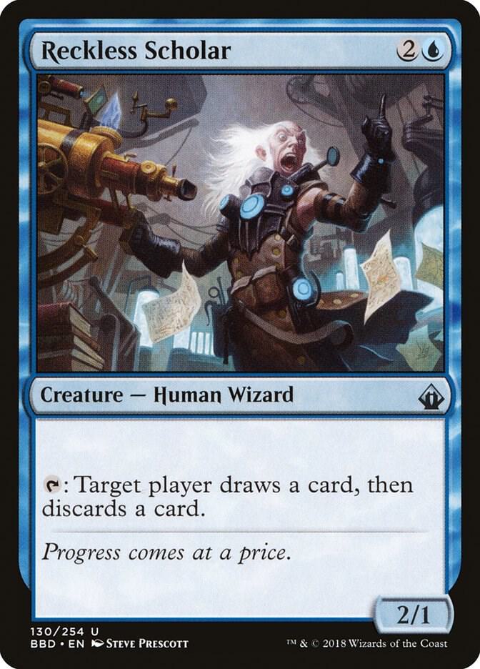 Reckless Scholar 130 card from Battlebond