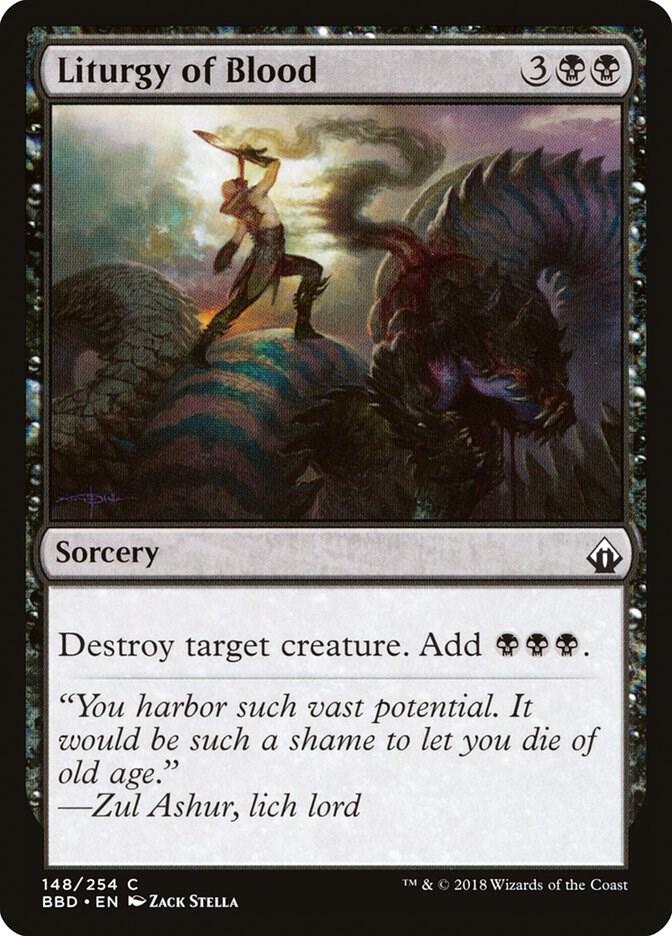 Liturgy of Blood 148 card from Battlebond