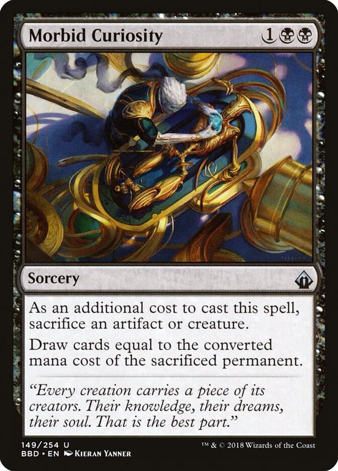 Morbid Curiosity 149 card from Battlebond