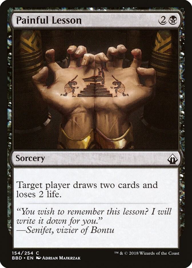Painful Lesson 154 card from Battlebond