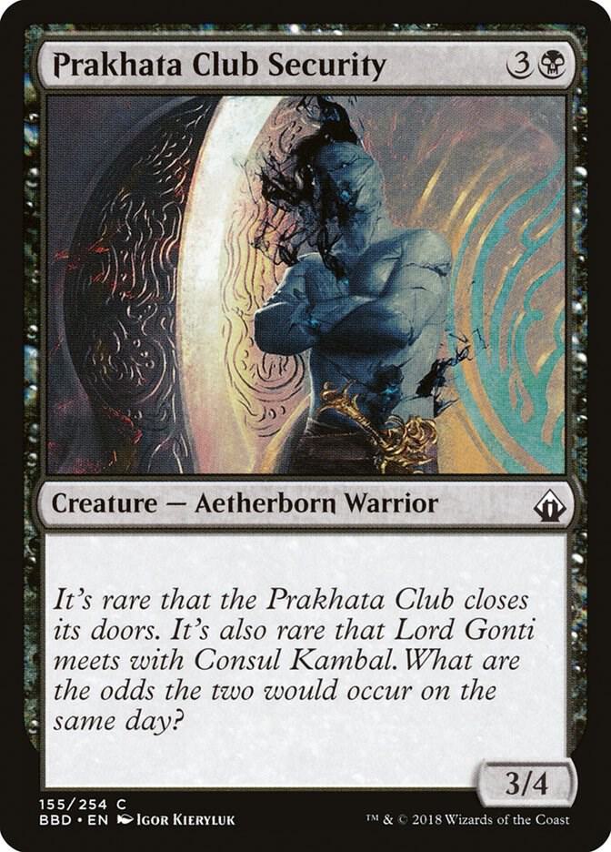 Prakhata Club Security 155 card from Battlebond
