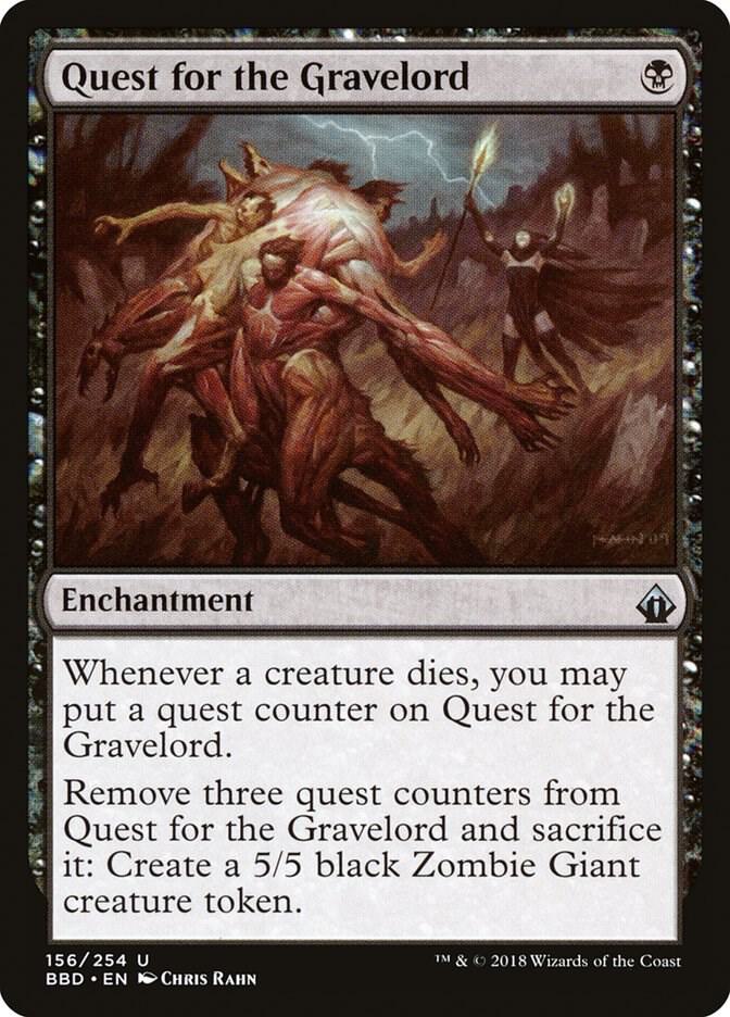 Quest for the Gravelord 156 card from Battlebond