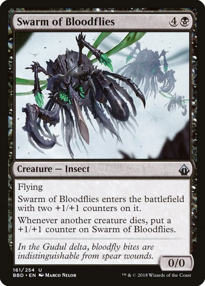 Swarm of Bloodflies 161 card from Battlebond