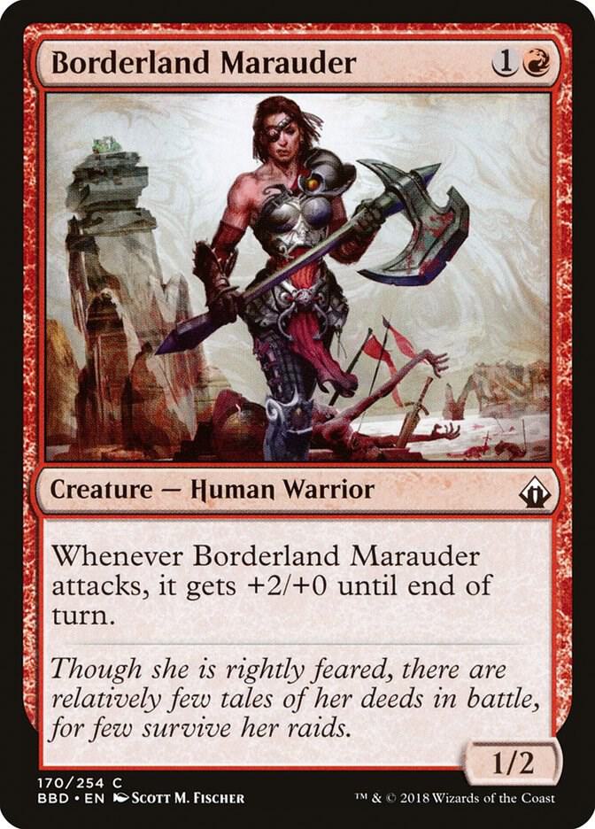 Borderland Marauder 170 card from Battlebond
