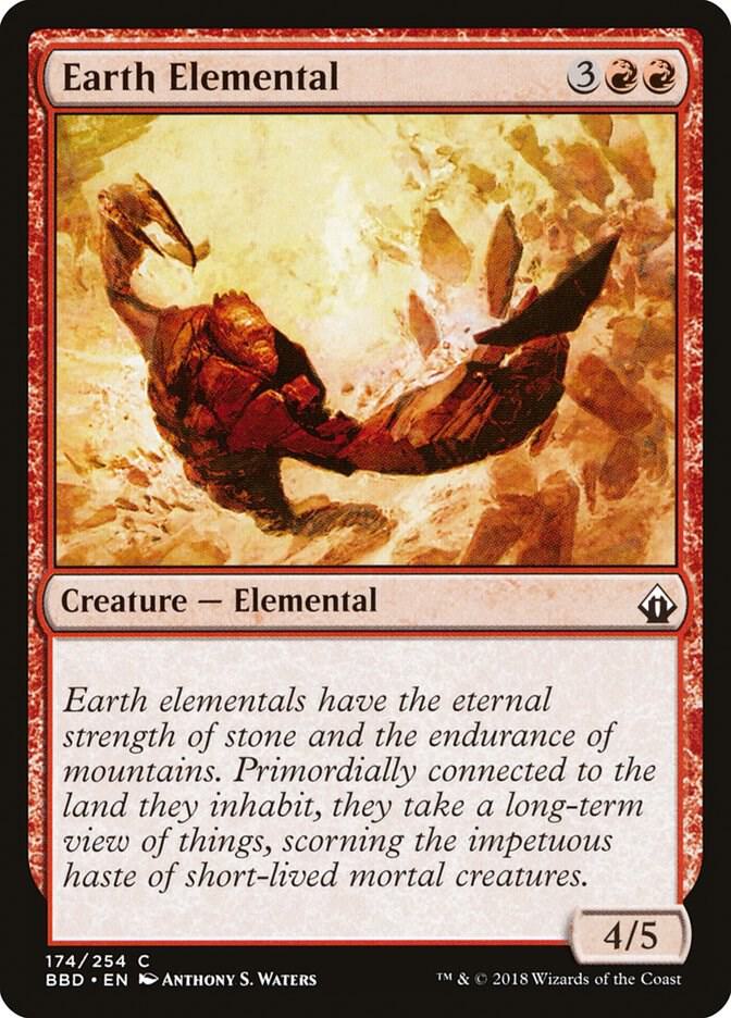 Earth Elemental 174 card from Battlebond
