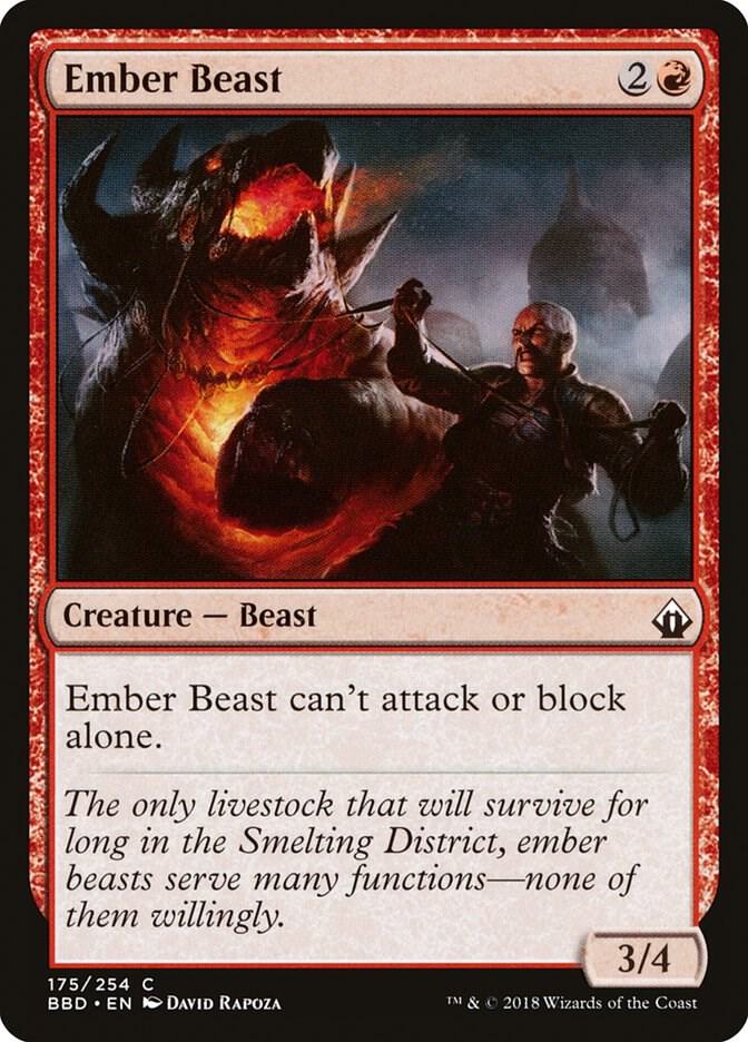 Ember Beast 175 card from Battlebond