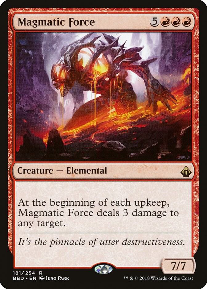 Magmatic Force 181 card from Battlebond