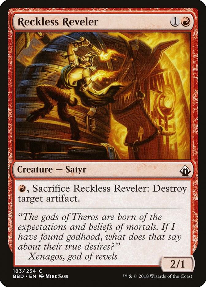 Reckless Reveler 183 card from Battlebond