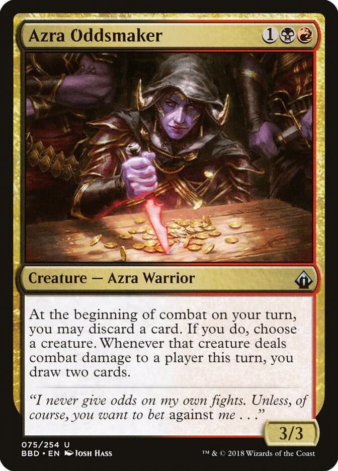 Azra Oddsmaker 75 card from Battlebond