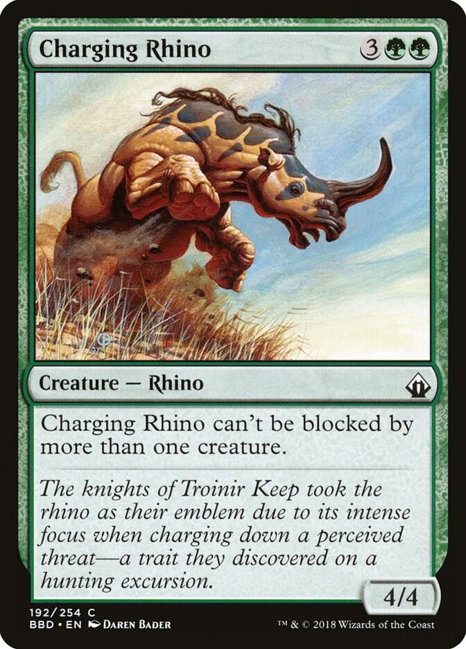 Charging Rhino 192 card from Battlebond