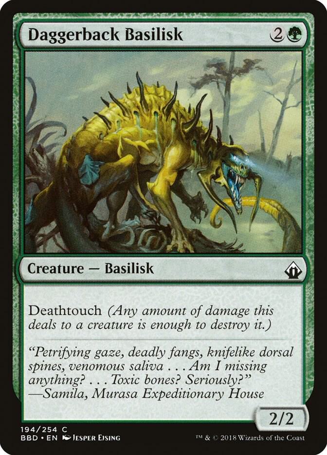 Daggerback Basilisk 194 card from Battlebond