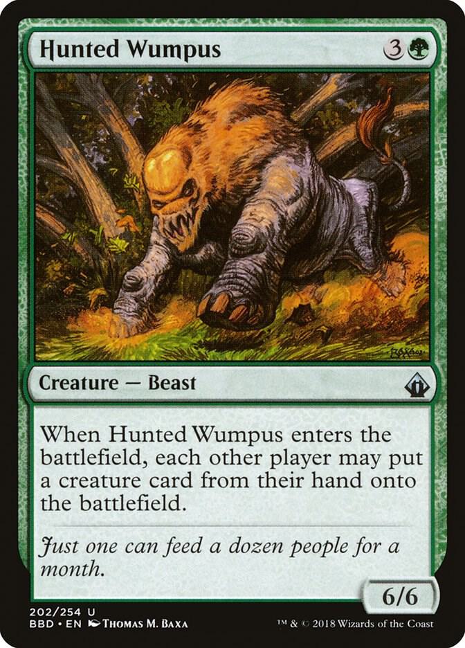Hunted Wumpus 202 card from Battlebond